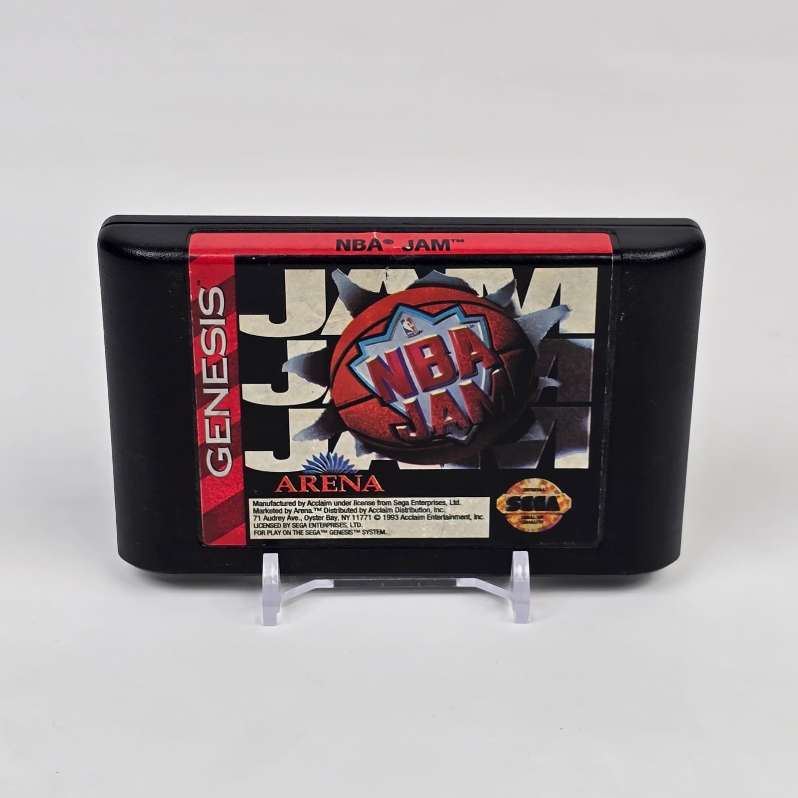 NBA Jam (Sega Genesis) Cartridge TESTED
