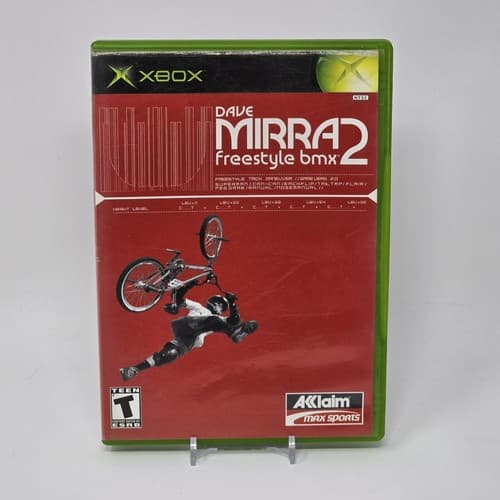 Dave Mirra Freestyle BMX 2 (Original Xbox) Black Label CIB COMPLETE & TESTED
