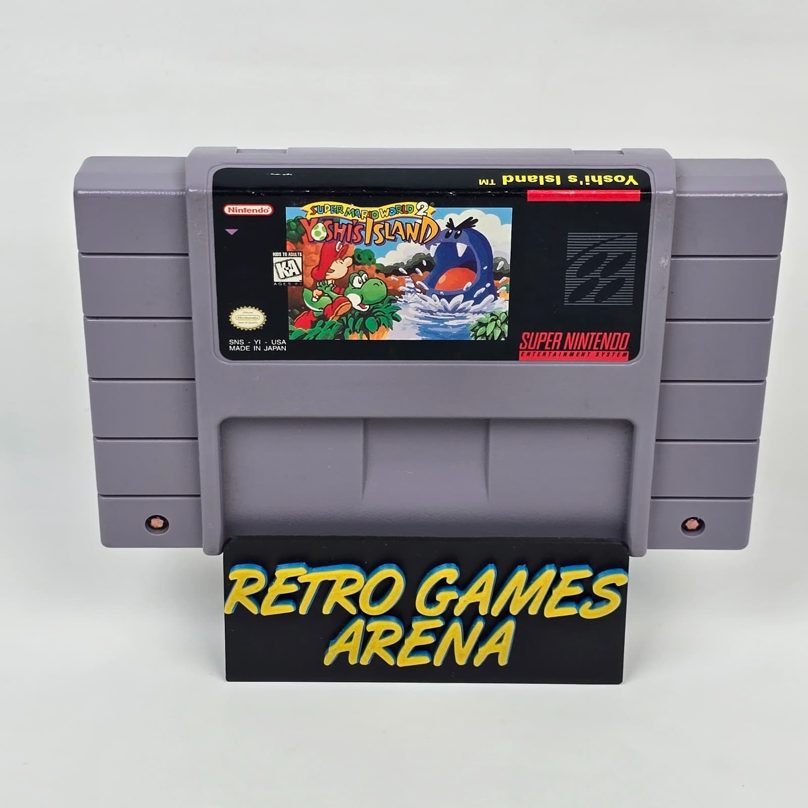 Yoshi's Island: Super Mario World 2 (Super Nintendo SNES) Cartridge
