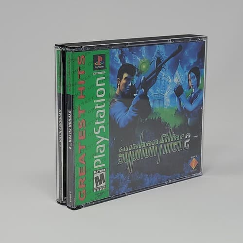 Syphon Filter 2 (PlayStation 1 PS1) Greatest Hits Case & Discs