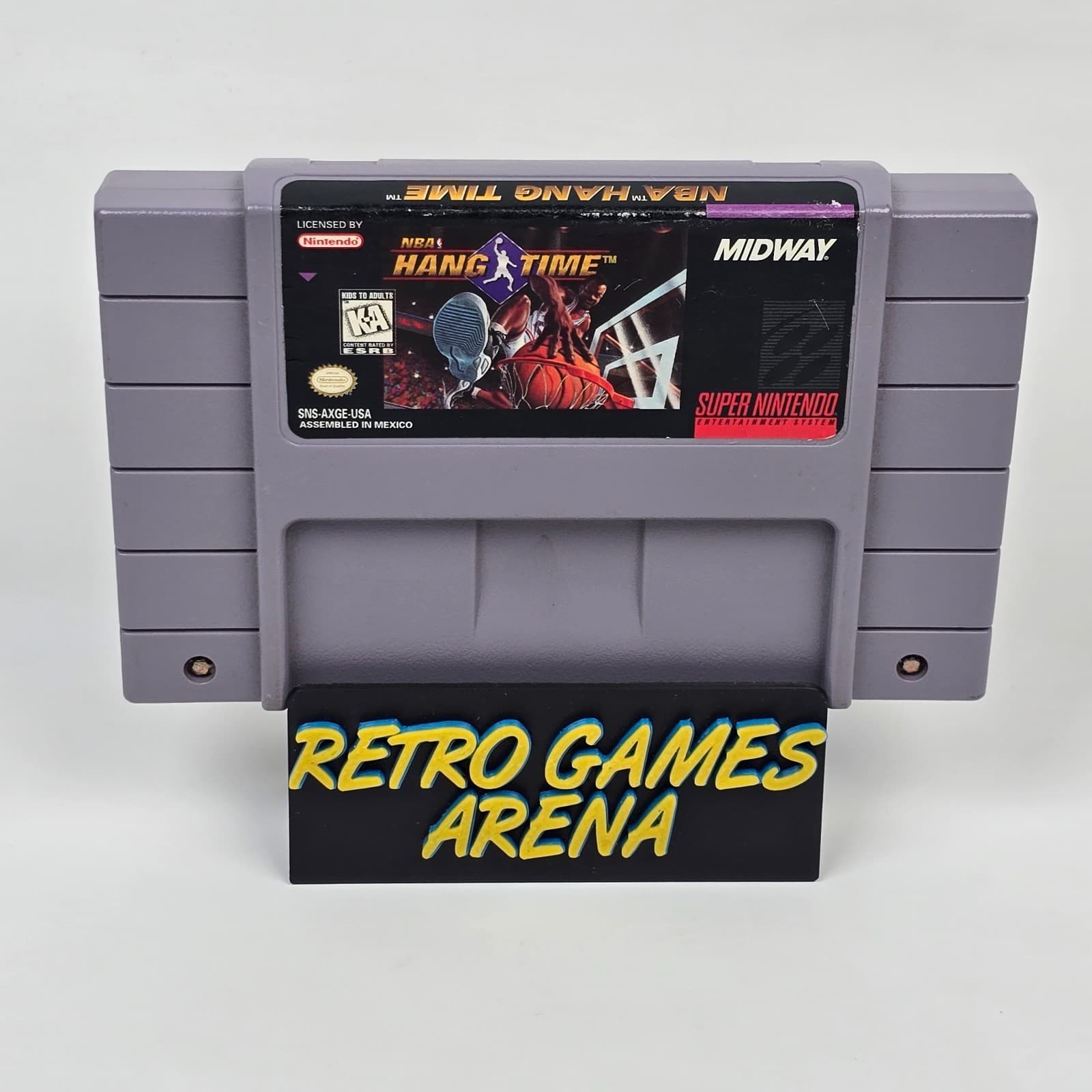 NBA Hang Time HangTime (Super Nintendo SNES) Cartridge