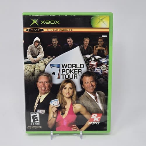 World Poker Tour (Original Xbox) CIB COMPLETE & TESTED
