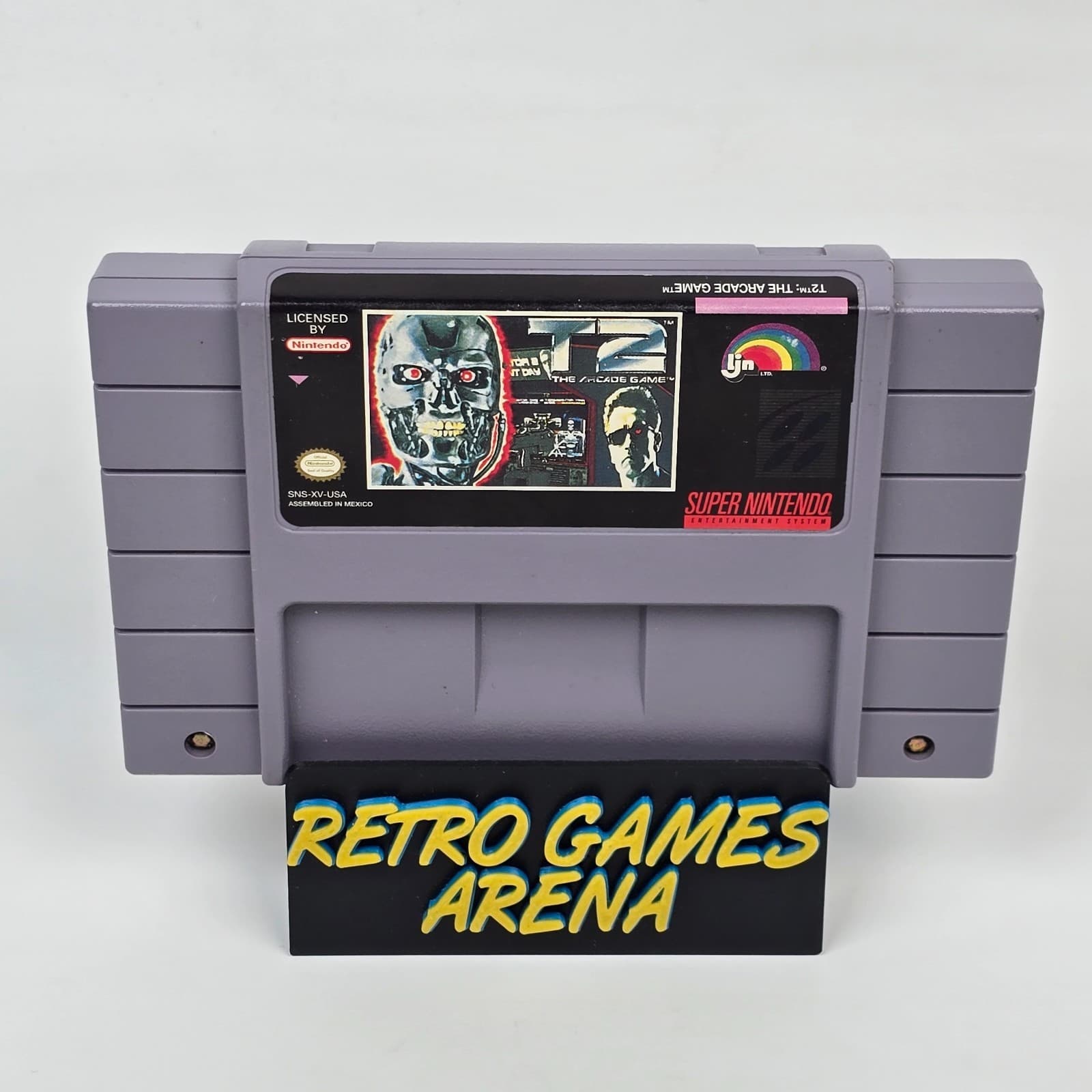 T2: The Arcade Game - Terminator 2 (Super Nintendo SNES) Cartridge