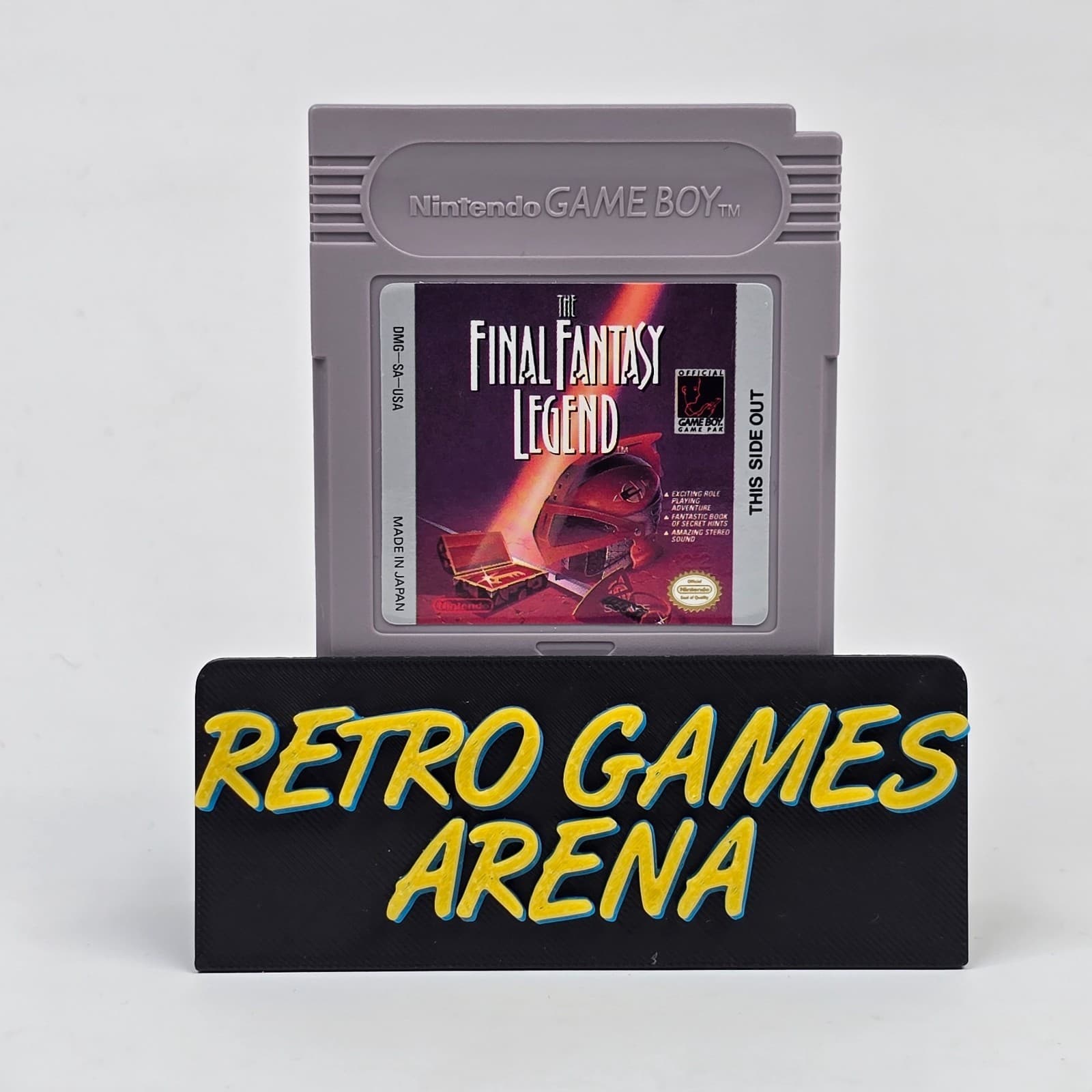 The Final Fantasy Legend (Nintendo GameBoy) Cartridge CLEANED & TESTED