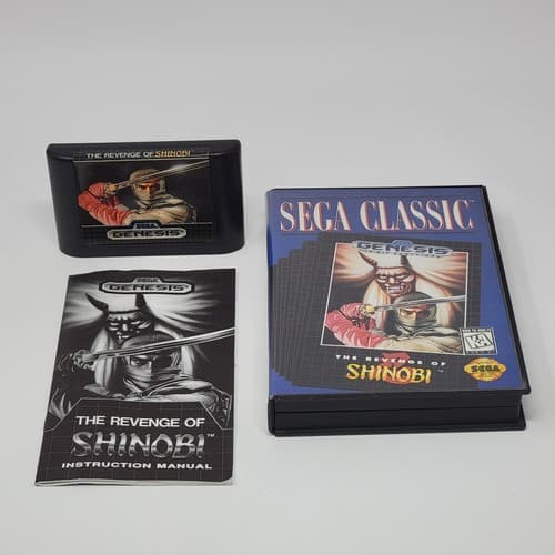 The Revenge of Shinobi (Sega Genesis) Classic CIB COMPLETE & TESTED