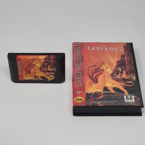 The Lion King (Sega Genesis) Case & Cartridge (No Manual) TESTED