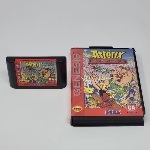 Asterix and the Great Rescue (Sega Genesis) Case & Cartridge (No Manual) TESTED