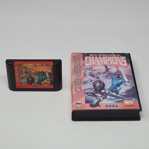 Eternal Champions (Sega Genesis) Case & Cartridge (No Manual) TESTED
