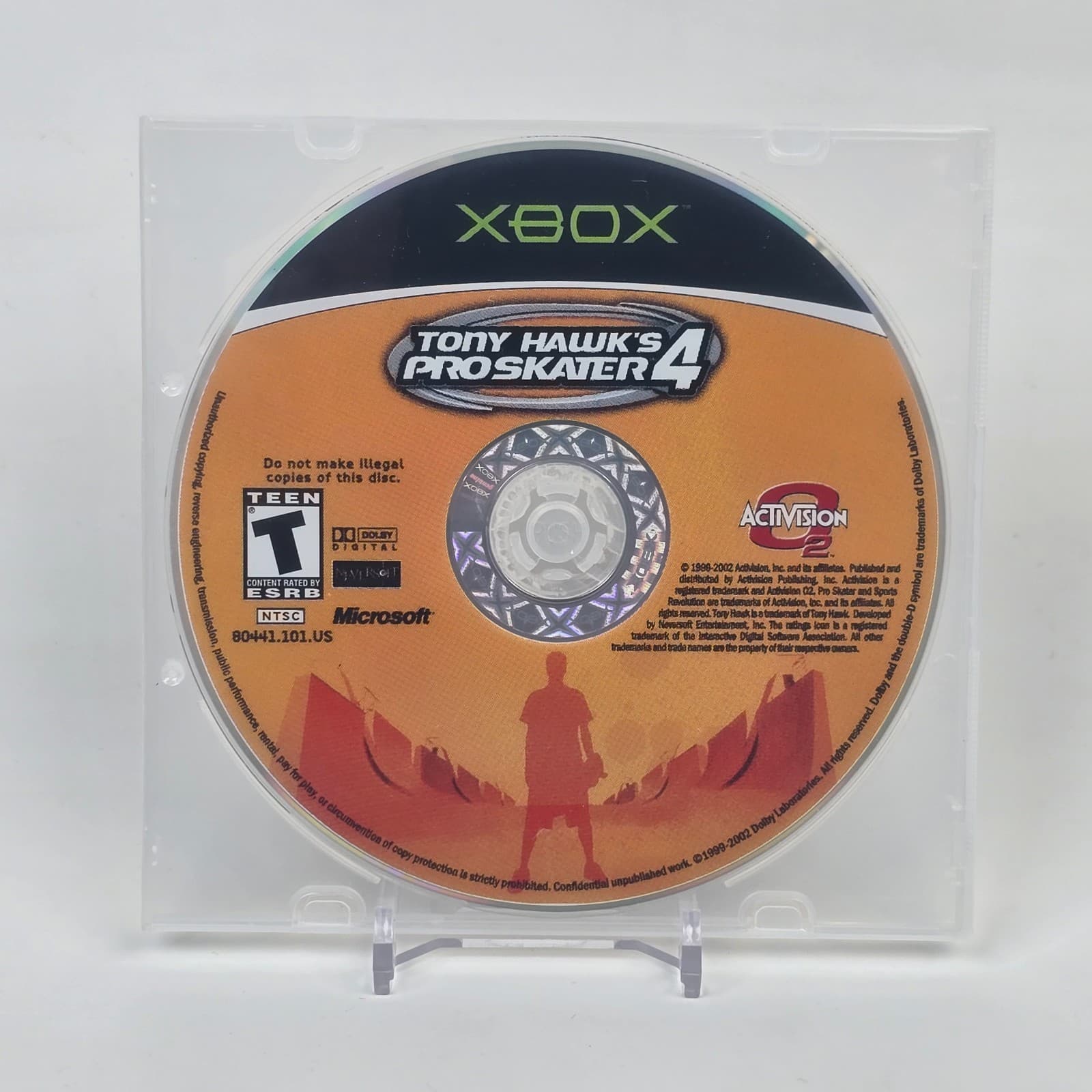 Tony Hawk's Pro Skater 4 (Original Xbox) Black Label Disc TESTED