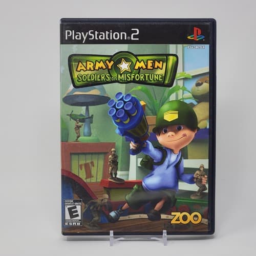 Army Men: Soldiers of Misfortune (PlayStation 2 PS2) CIB COMPLETE & TESTED