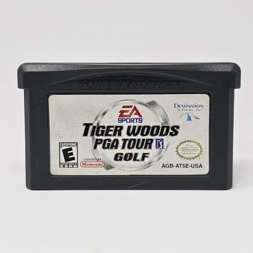 Tiger Woods PGA Tour Golf (GameBoy Advance GBA) CLEANED & TESTED
