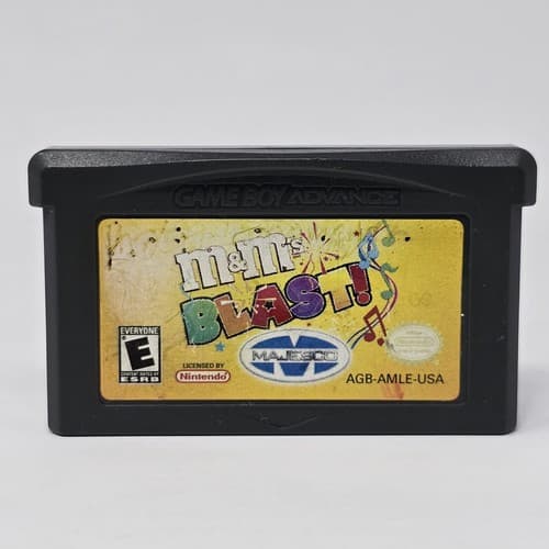 M&M’s Blast (GameBoy Advance GBA) CLEANED & TESTED