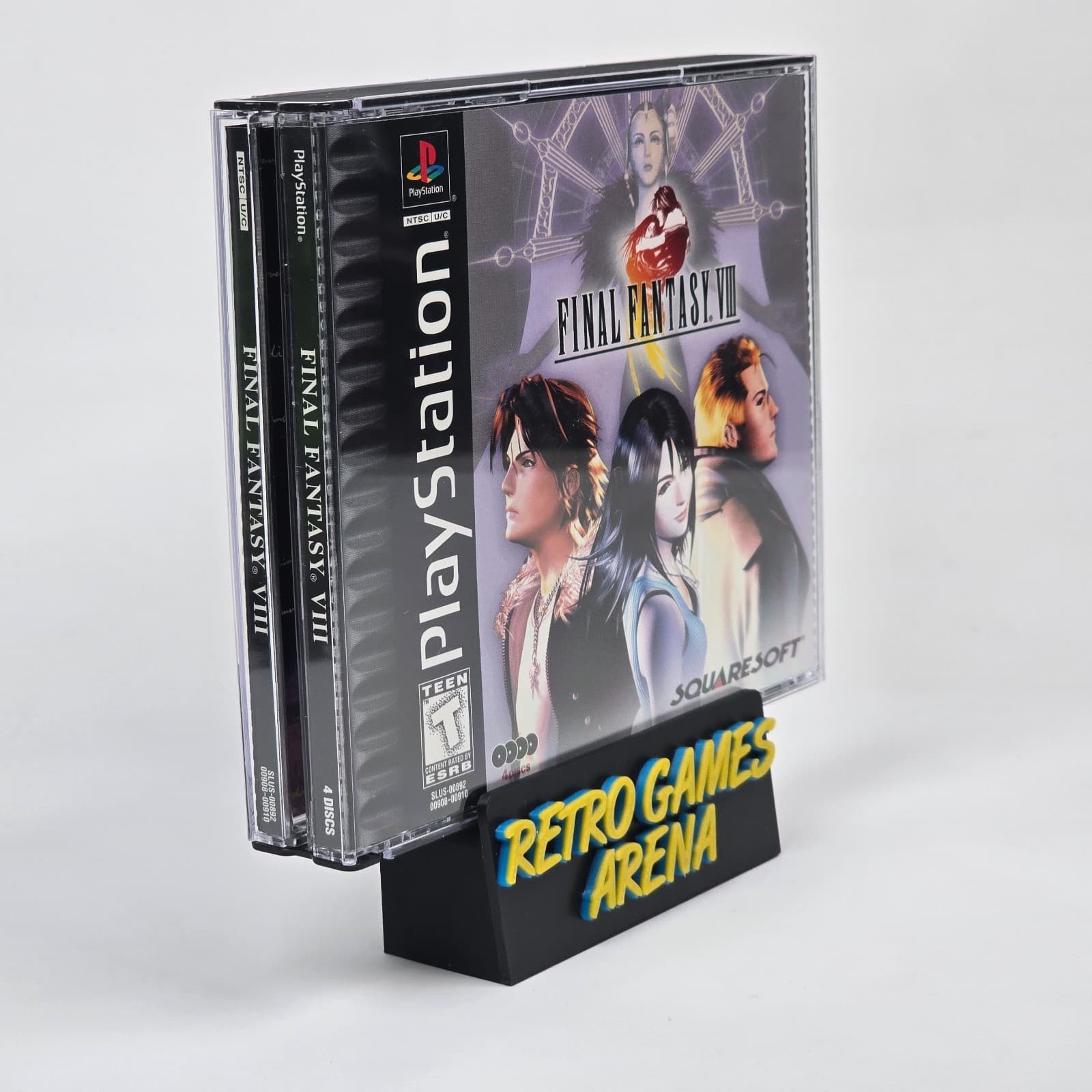 Final Fantasy VIII 8 (PlayStation 1 PS1) Black Label Case & Discs