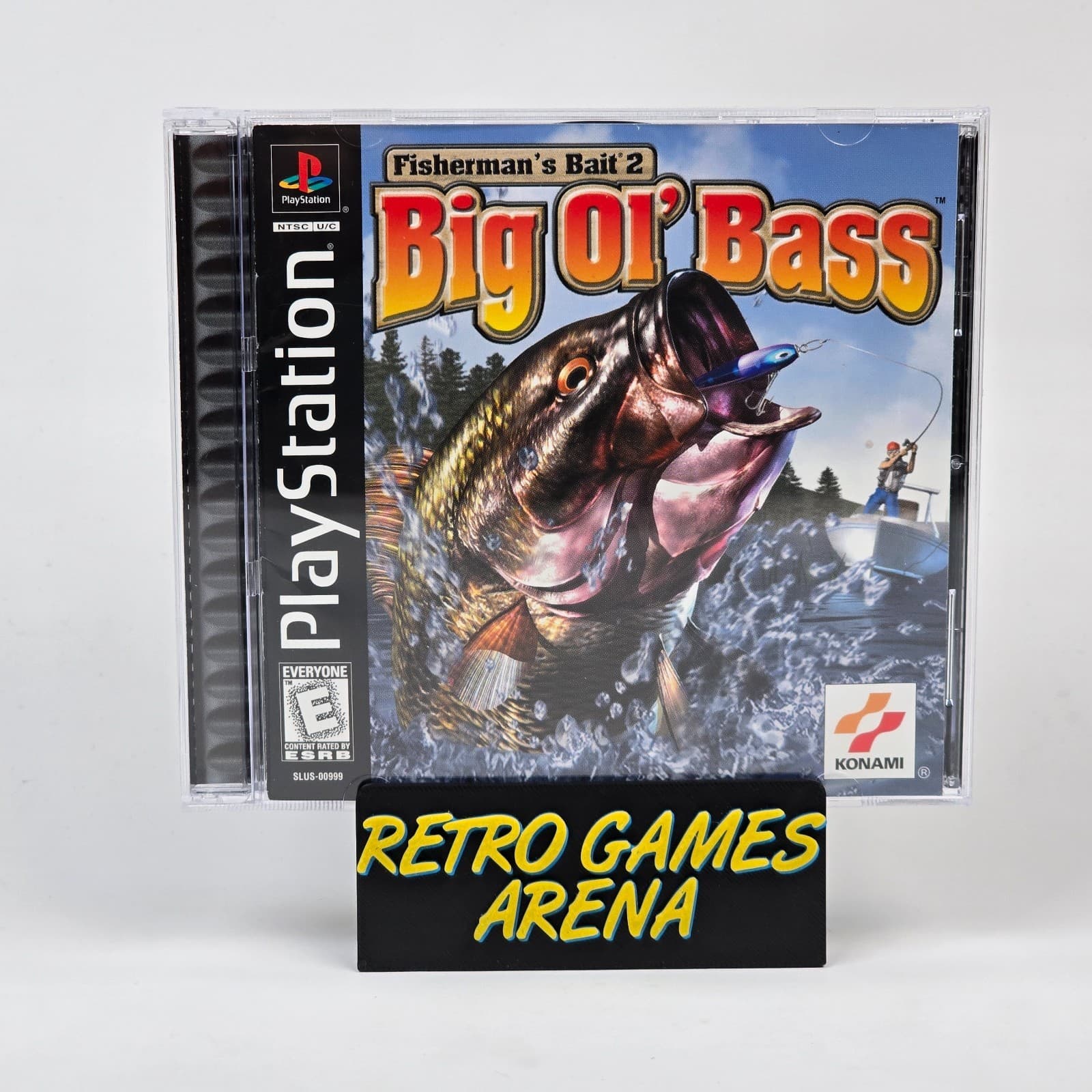 Big Ol Bass: Fisherman's Bait 2 (PlayStation 1 PS1) CIB COMPLETE