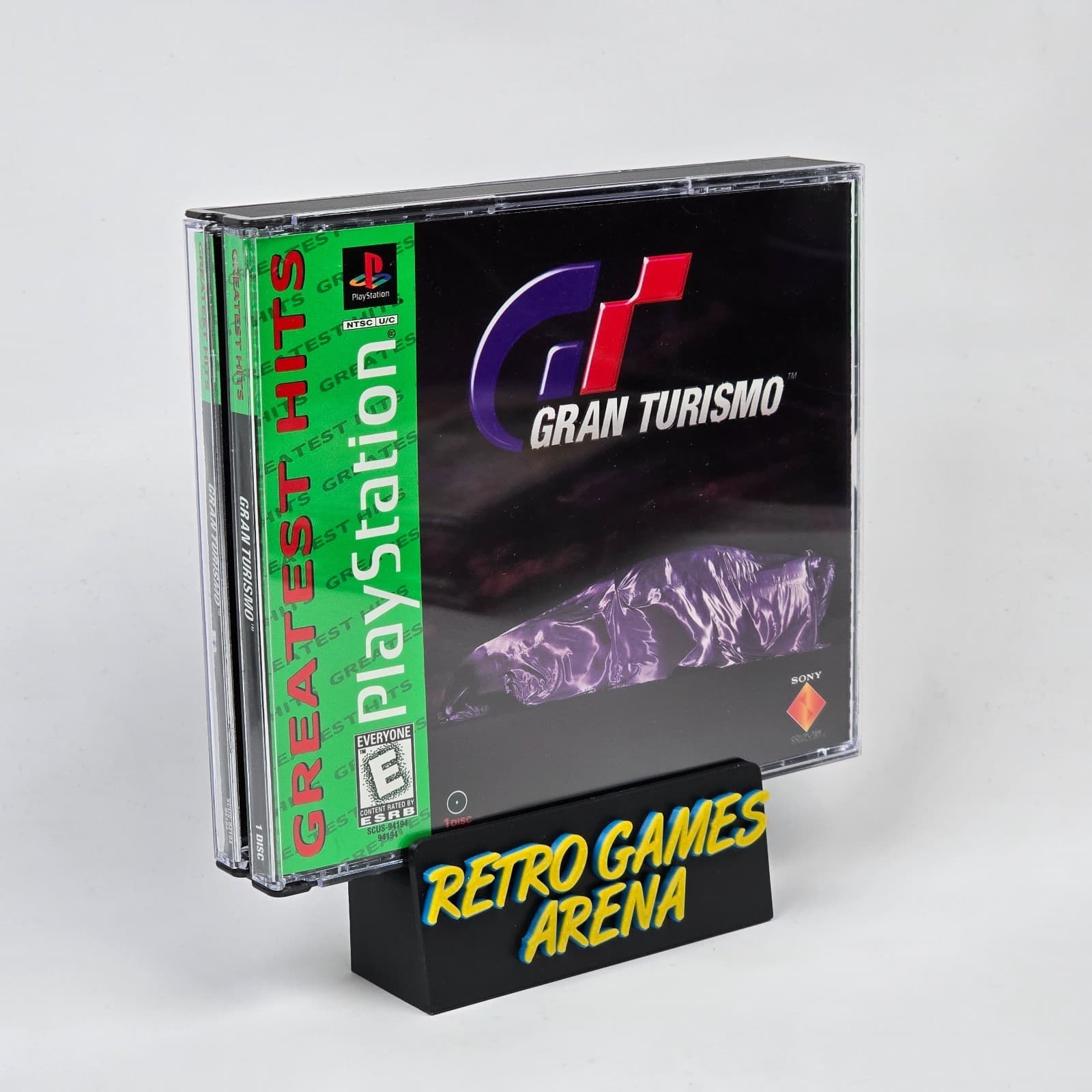 Gran Turismo (PlayStation 1 PS1) Greatest Hits Case & Disc