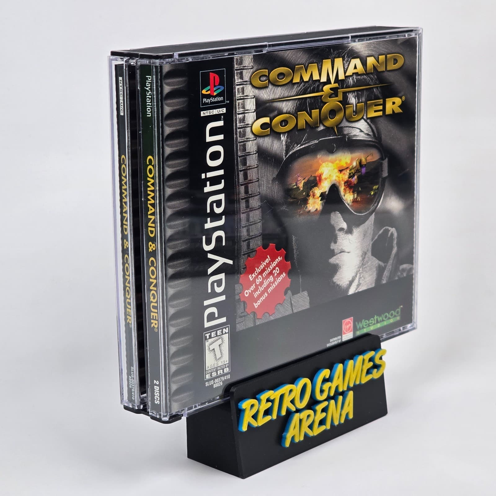 Command & Conquer (PlayStation 1 PS1) Case & Discs