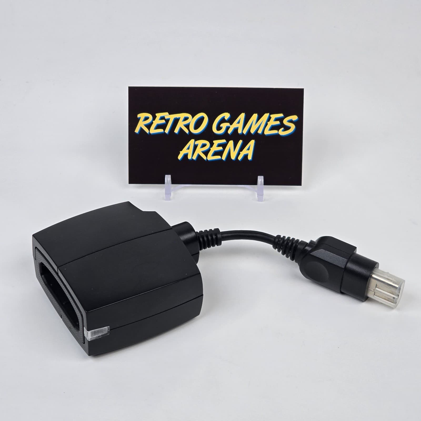 Original Xbox Mad Catz Black Wireless Receiver Dongle for 4586 Controller TESTED