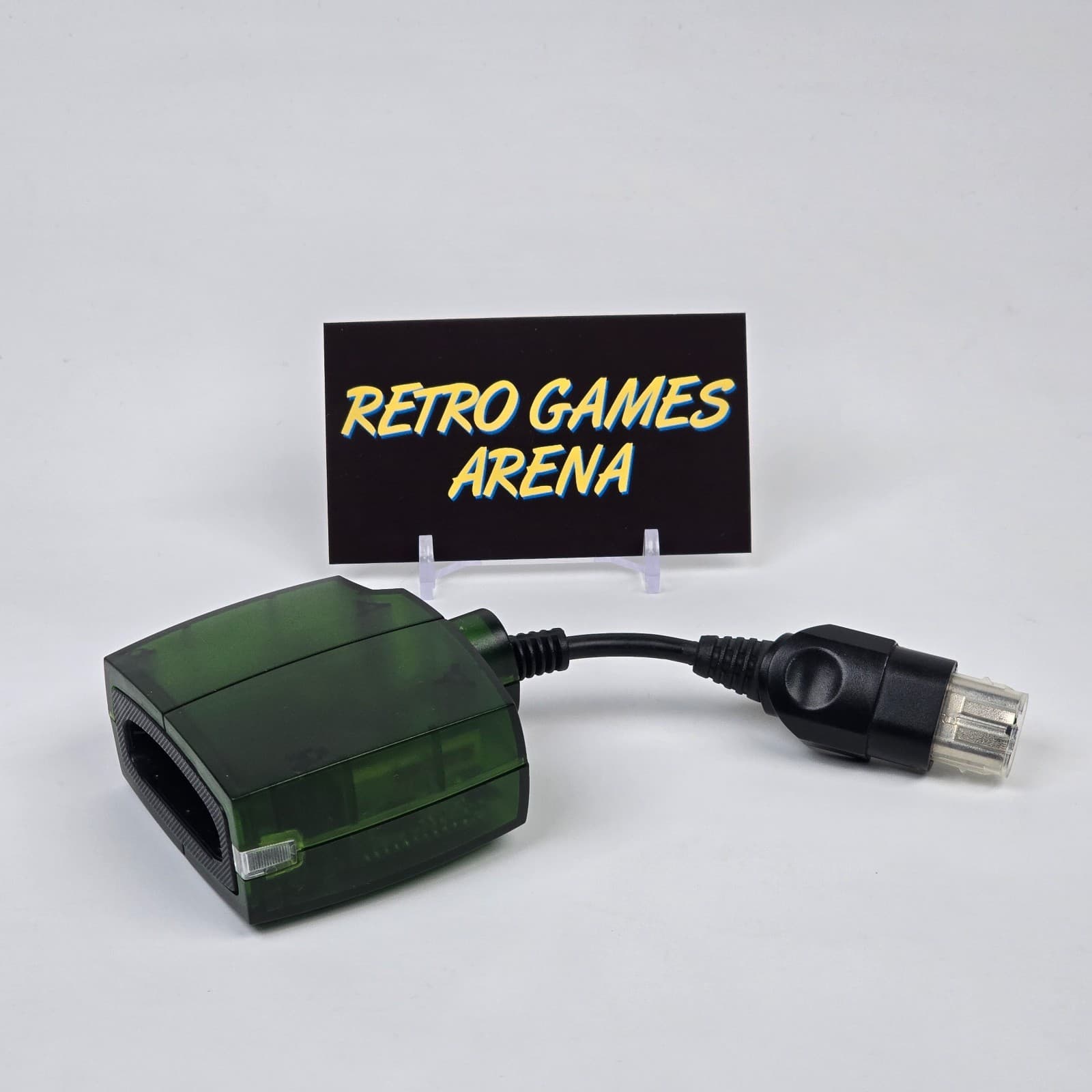 Original Xbox Mad Catz Green Wireless Receiver Dongle for 4586 Controller TESTED