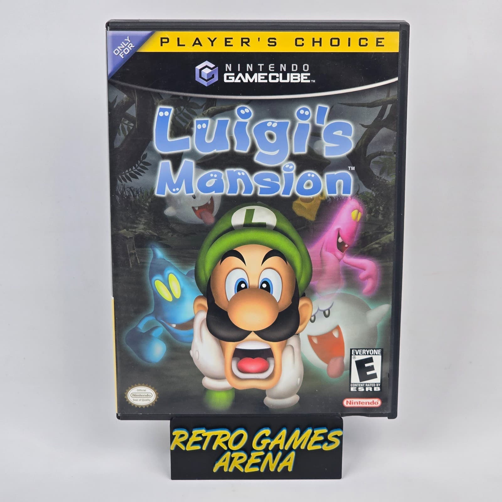 Luigi's Mansion (Nintendo GameCube) Player's Choice Case & Disc