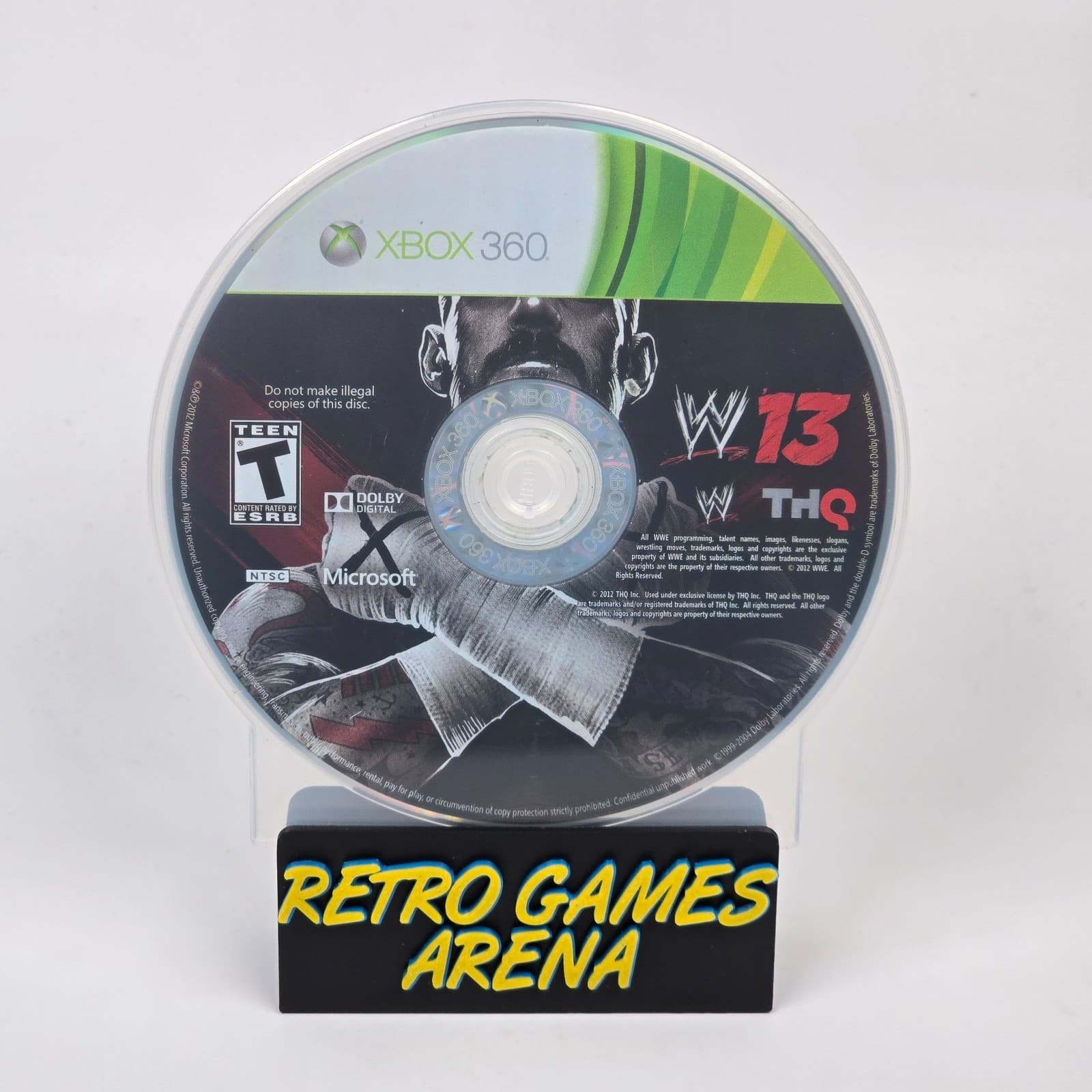 WWE 13 (Xbox 360) Disc