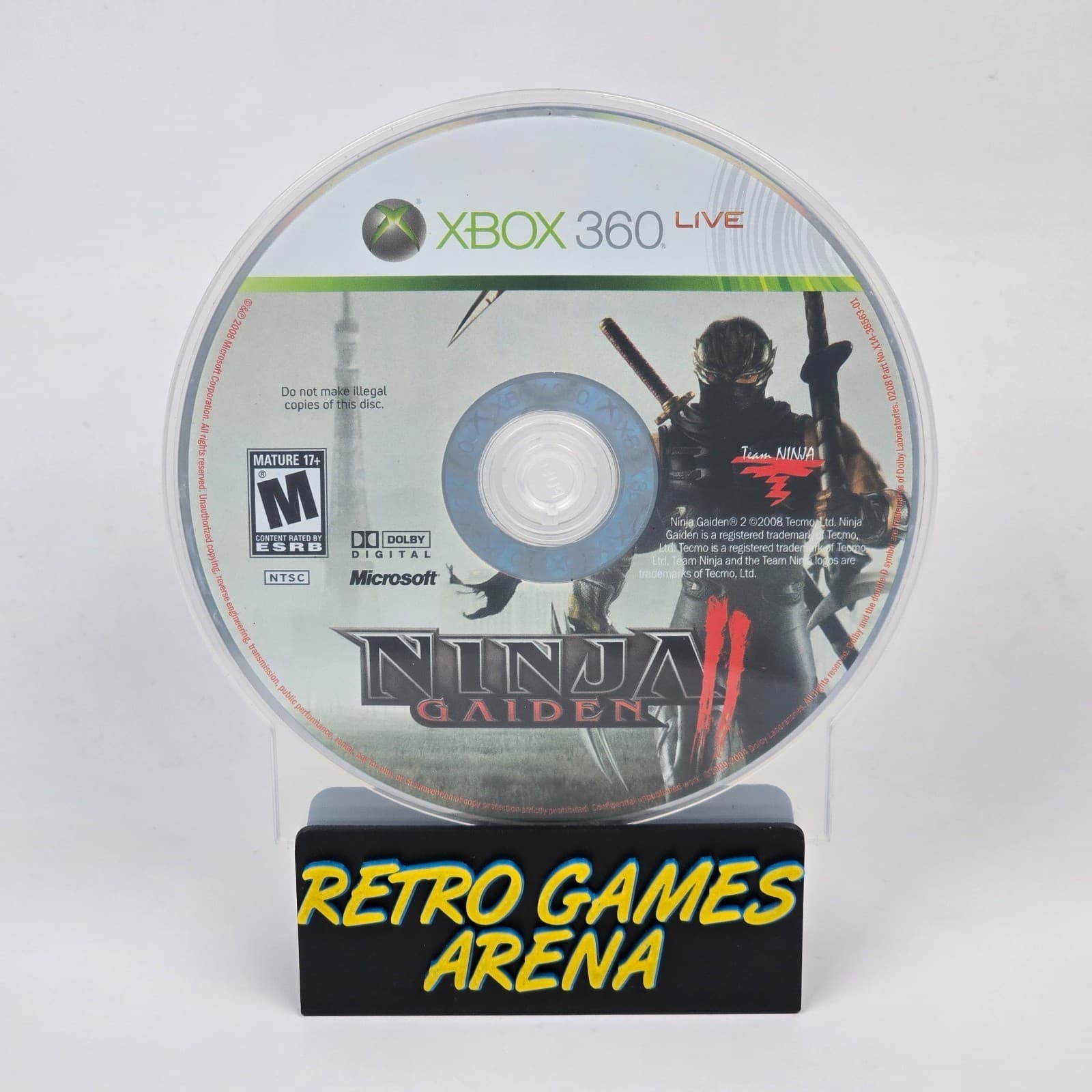 Ninja Gaiden II 2 (Xbox 360) Disc