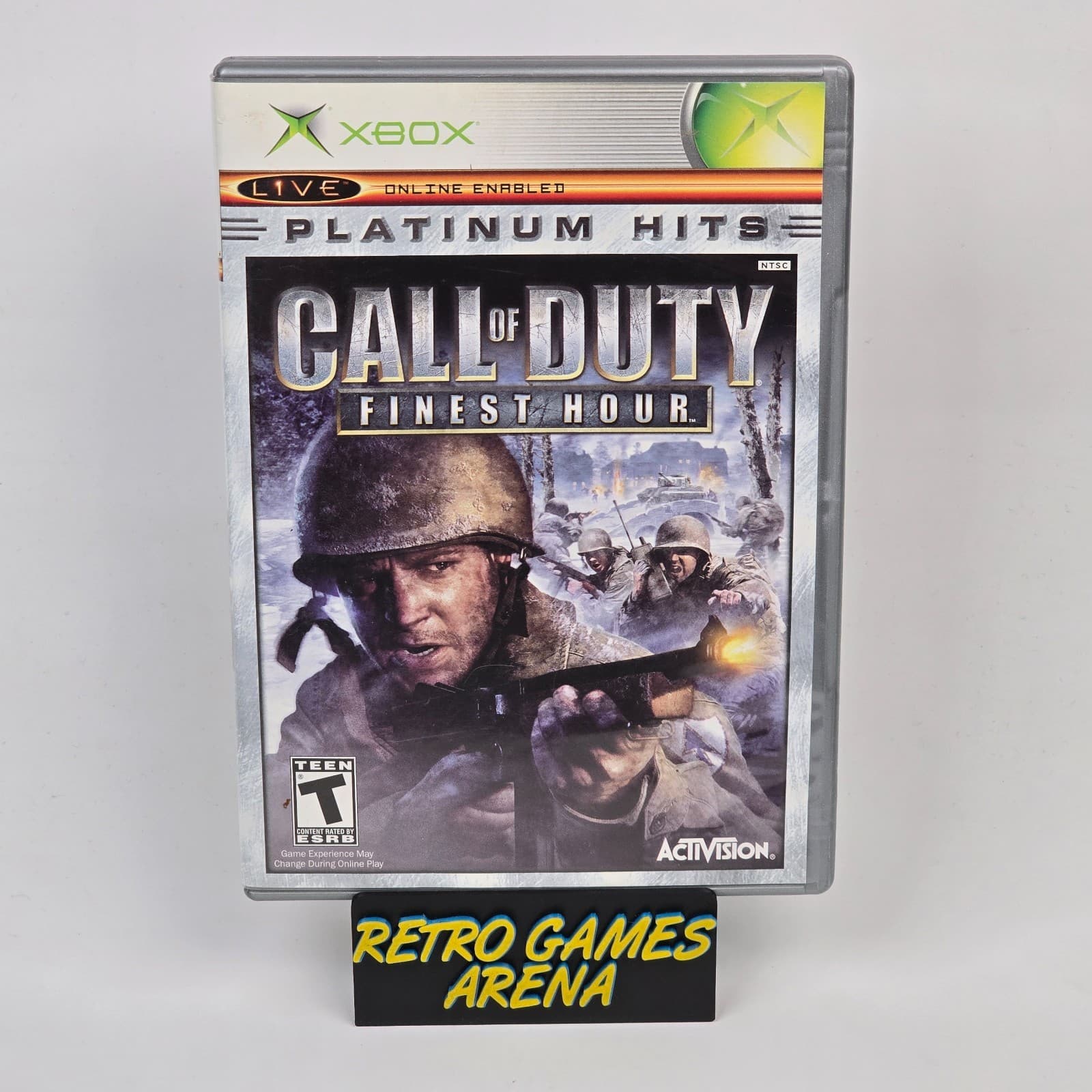 Call of Duty: Finest Hour (Original Xbox) Platinum Hits CIB COMPLETE