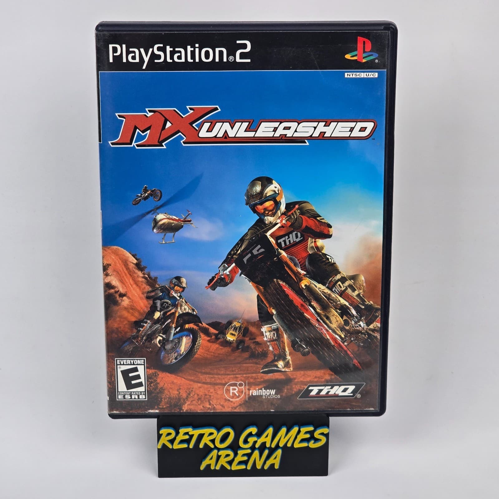 MX Unleashed (PlayStation 2 PS2) Black Label Case & Disc