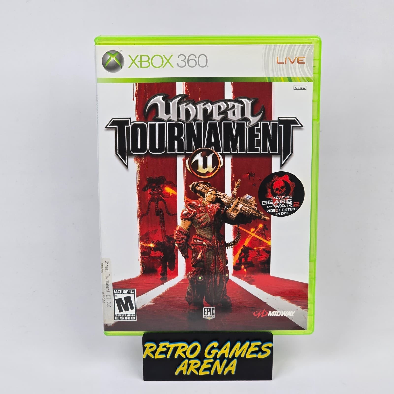 Unreal Tournament III 3 (Xbox 360) Case & Disc
