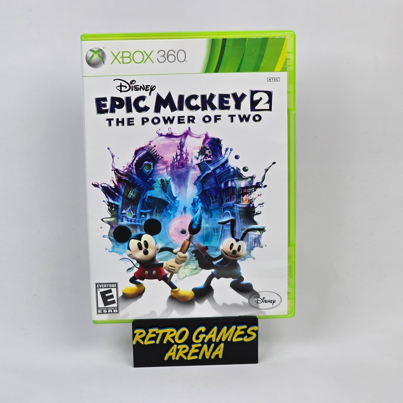 Epic Mickey 2: The Power of Two (Xbox 360) Case & Disc
