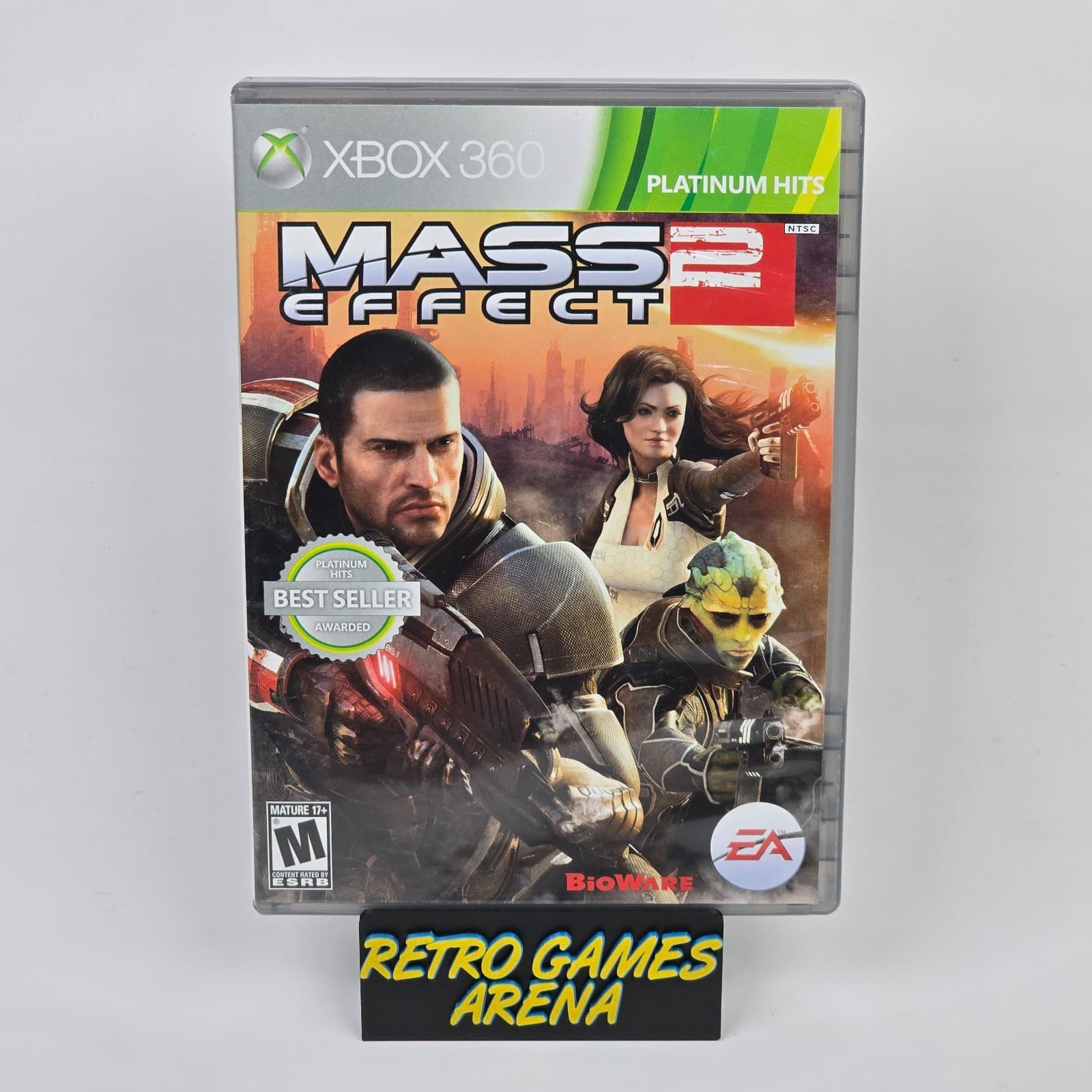 Mass Effect 2 (Xbox 360) Platinum Hits CIB COMPLETE