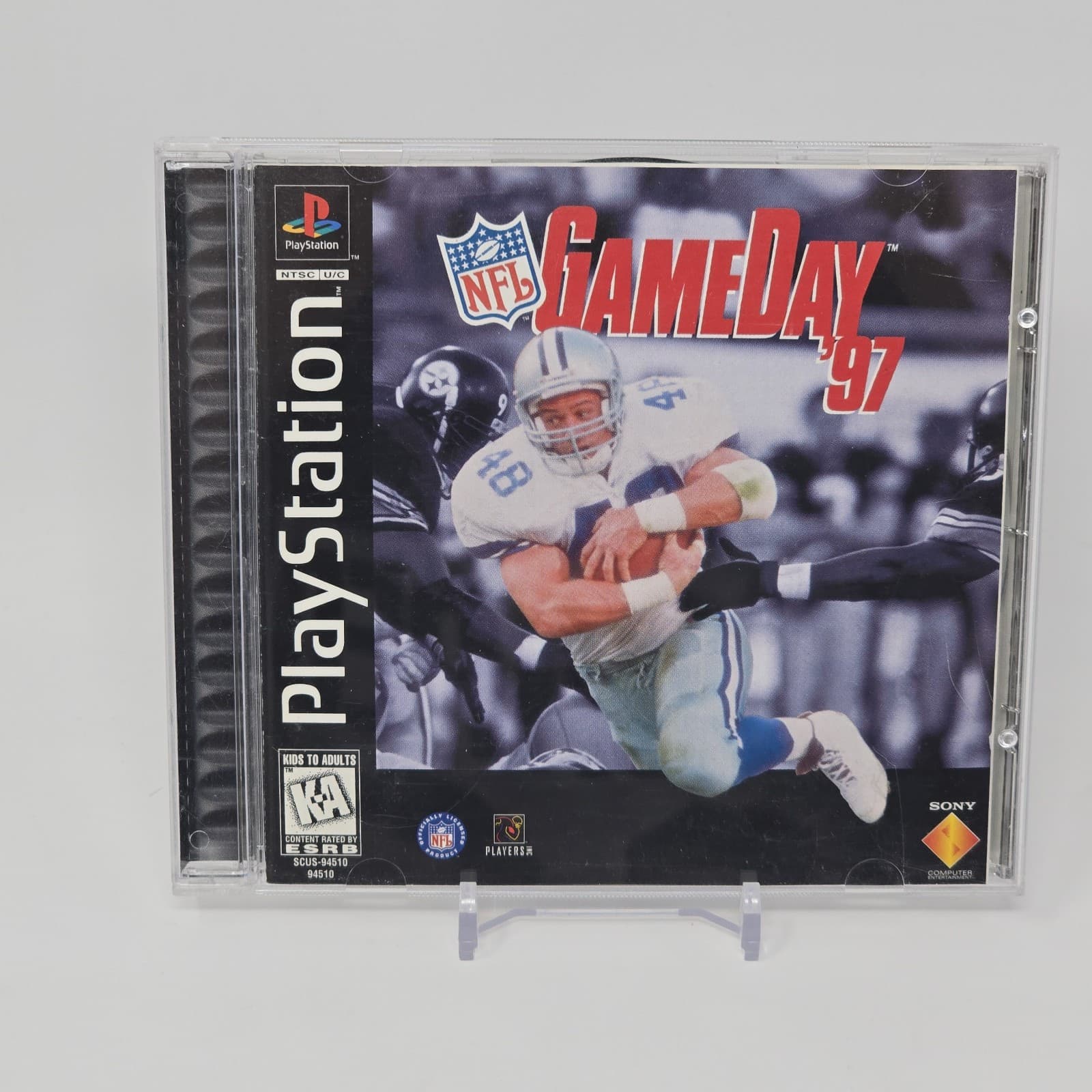 NFL GameDay 97 (PlayStation 1 PS1) Black Label CIB COMPLETE & TESTED