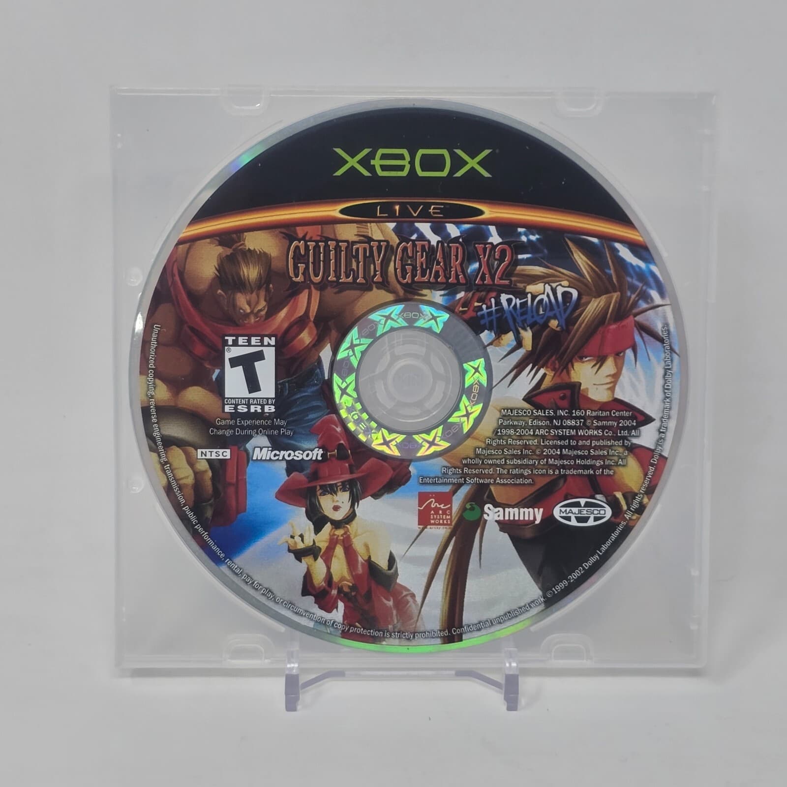 Guilty Gear X2: #Reload (Original Xbox) Disc TESTED