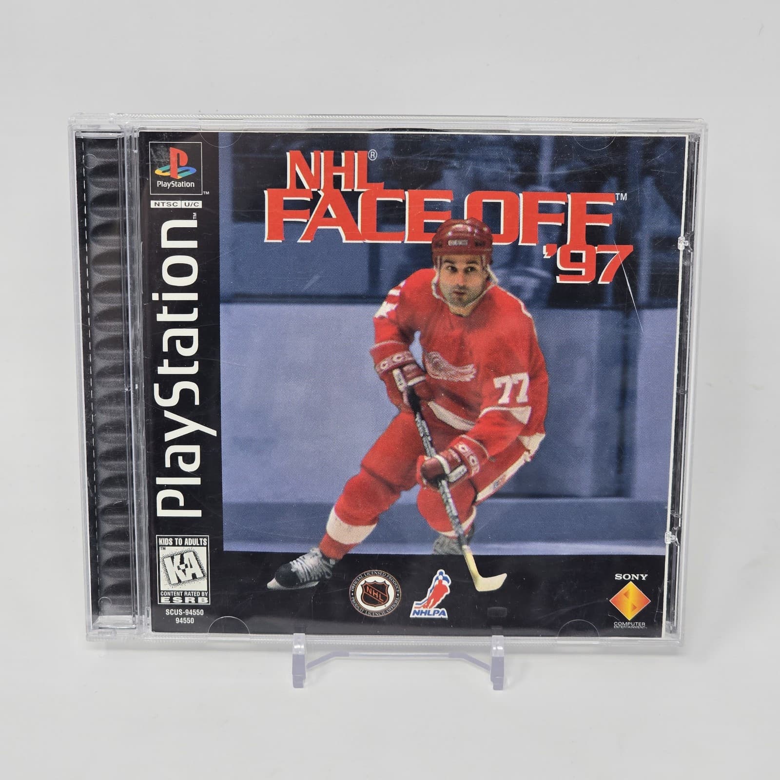 NHL Faceoff Face Off 97 (PlayStation 1 PS1) Black Label CIB COMPLETE & TESTED