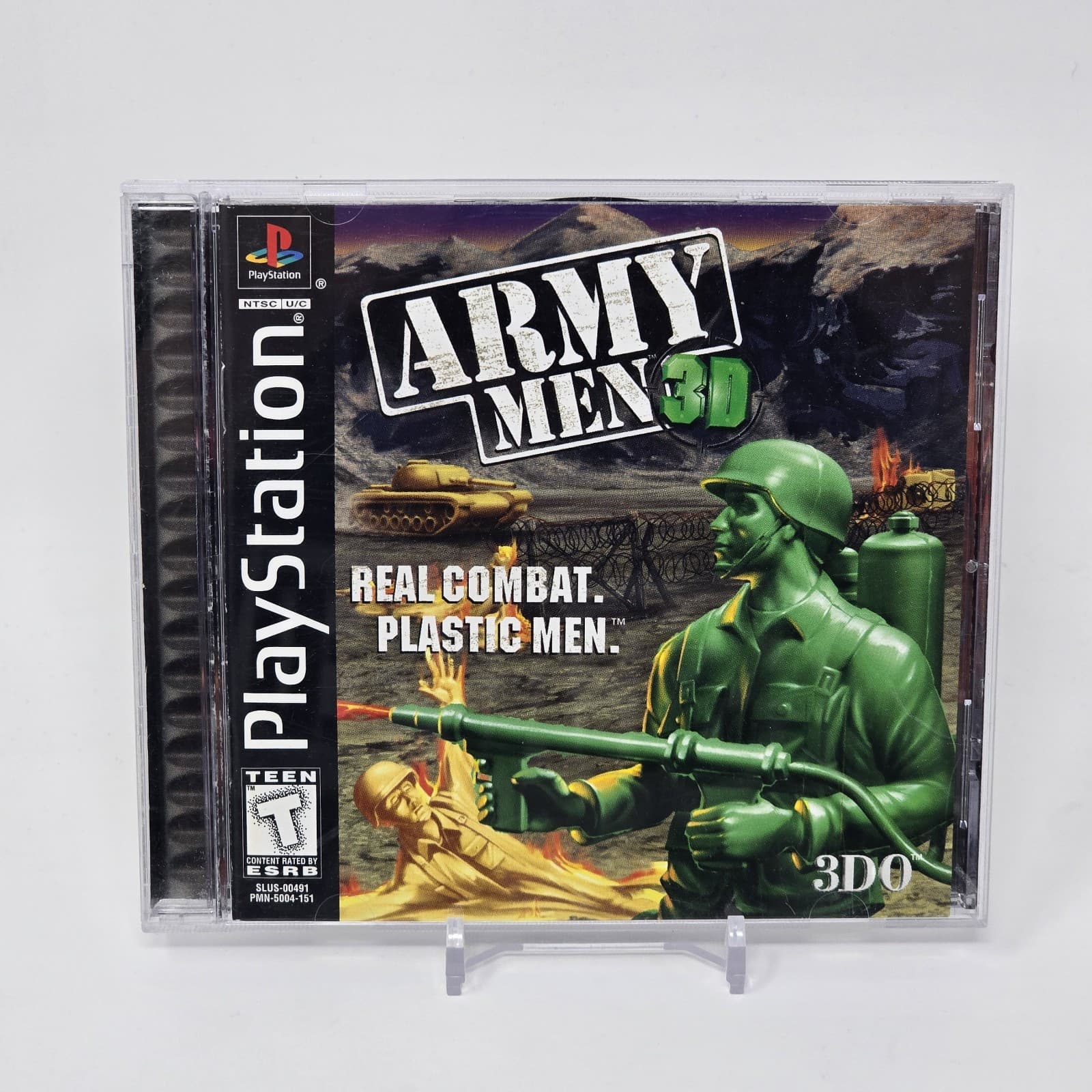 Army Men 3D (PlayStation 1 PS1) Black Label CIB COMPLETE & TESTED
