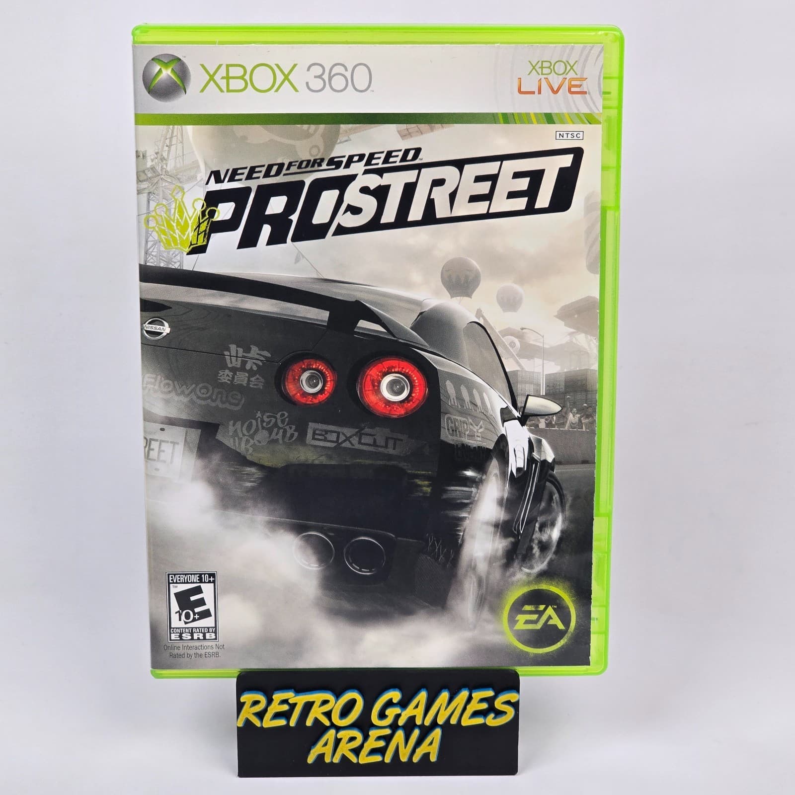 Need for Speed: ProStreet Pro Street (Xbox 360) Case & Disc