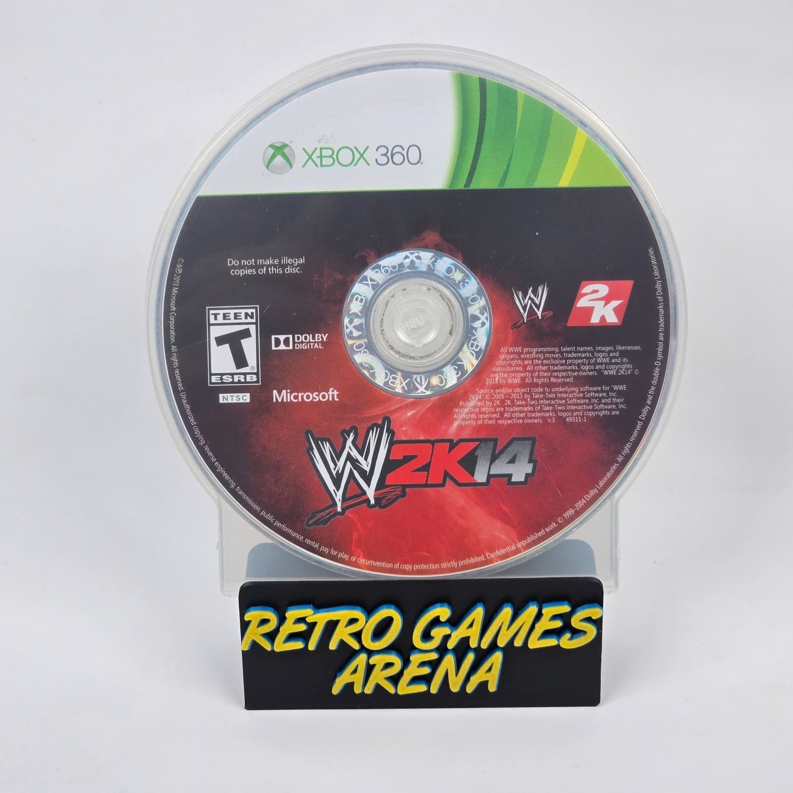 WWE 2K14 (Xbox 360) Disc