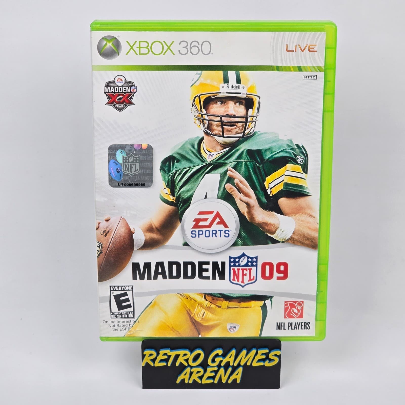 Madden NFL 09 (Xbox 360) Case & Disc