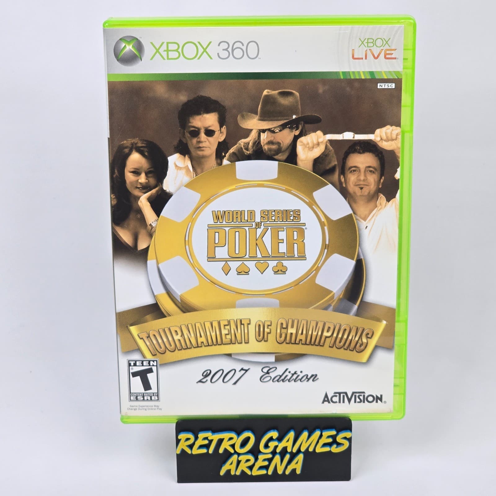 World Series of Poker: Tournament of Champions 2007 (Xbox 360) Case & Disc