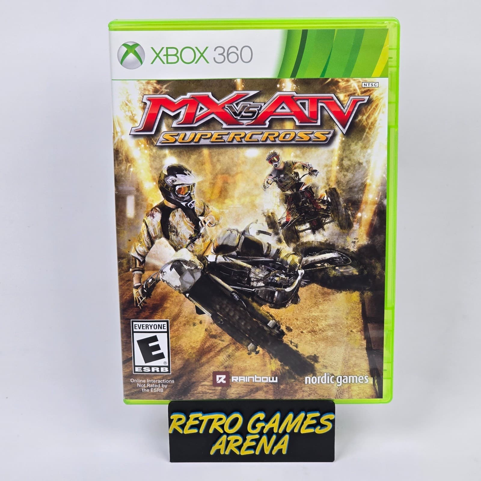 MX vs ATV: Supercross (Xbox 360) Case & Disc