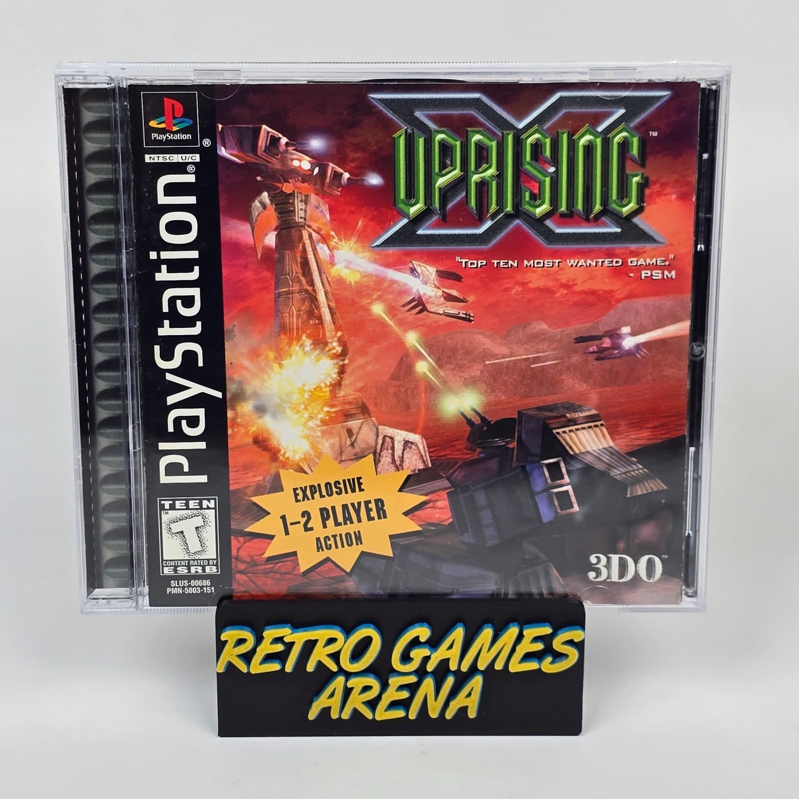 Uprising X (PlayStation 1 PS1) CIB COMPLETE