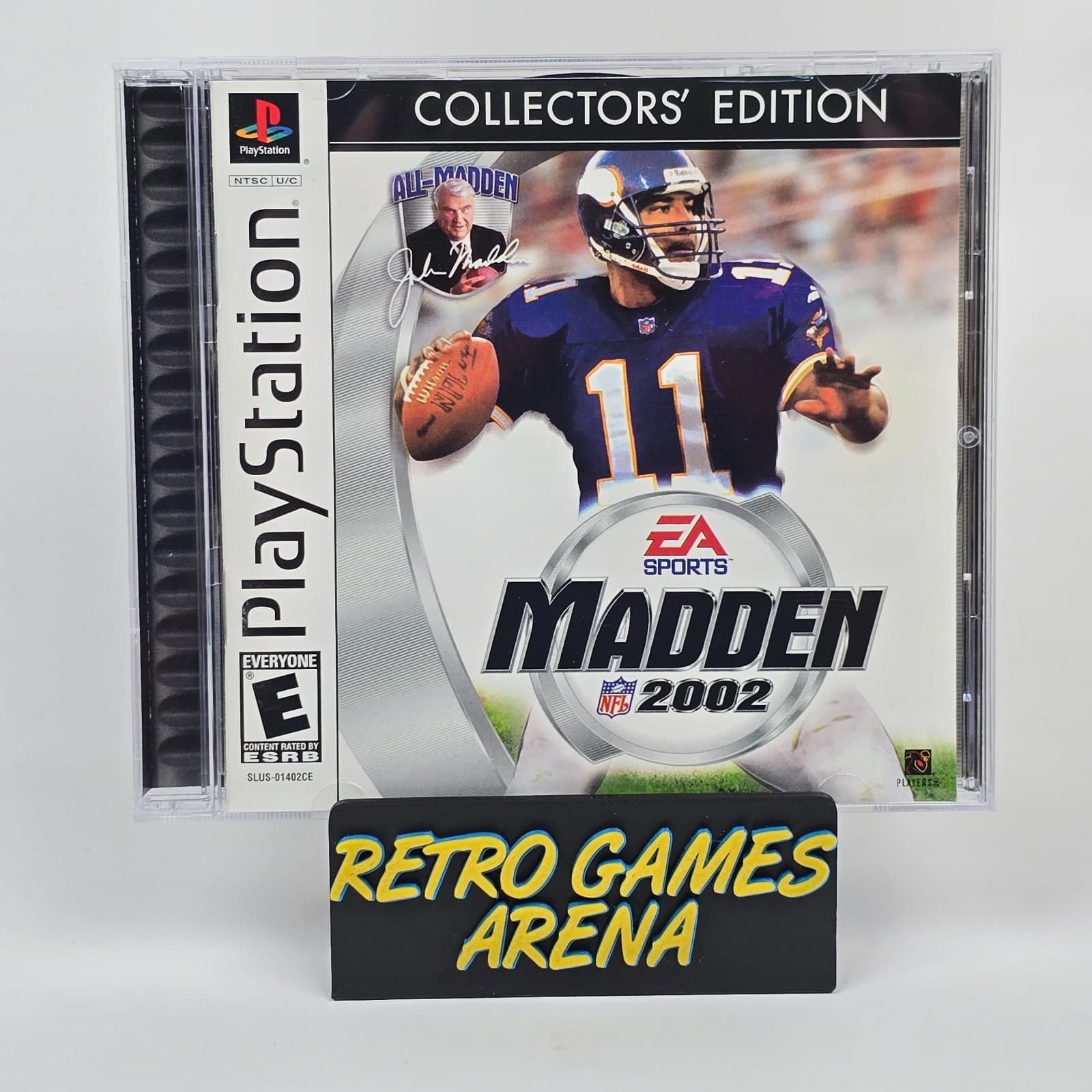 Madden NFL 2002 (PlayStation 1 PS1) Collector's Edition CIB COMPLETE