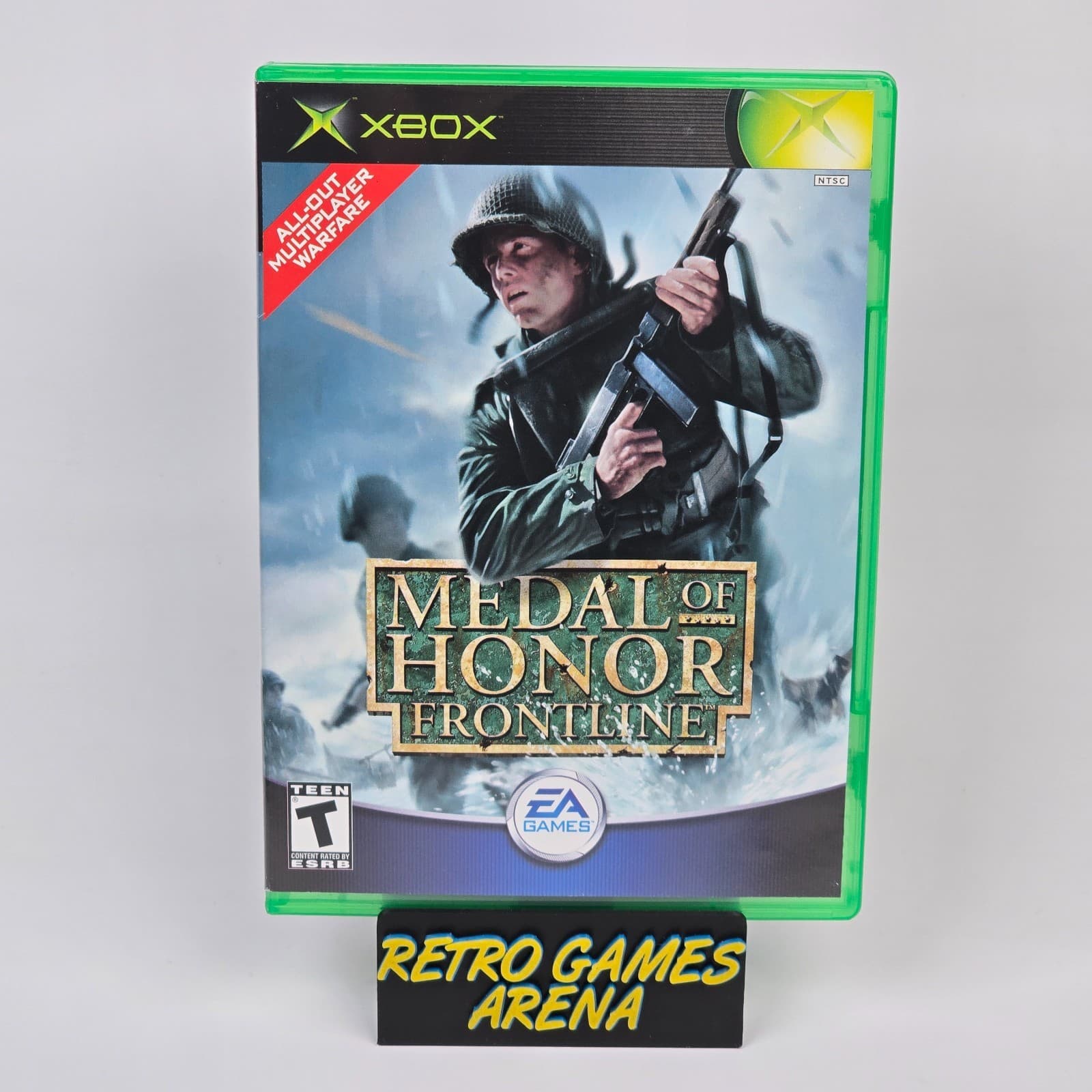 Medal of Honor: Frontline (Original Xbox) Black Label Case & Disc