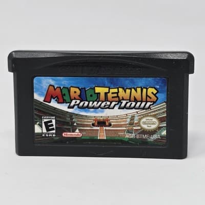 Mario Tennis: Power Tour (GameBoy Advance GBA) CLEANED & TESTED