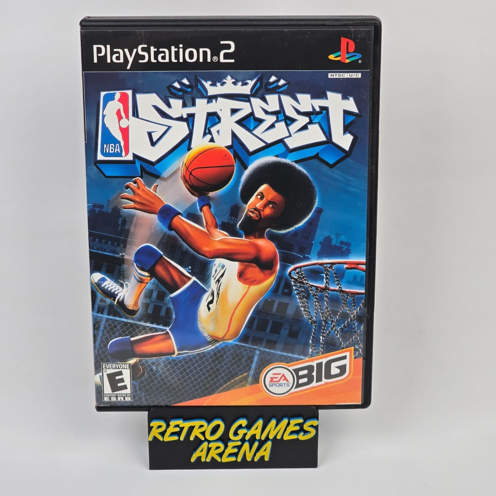 NBA Street (PlayStation 2 PS2) Black Label Case & Disc