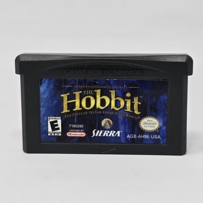 The Hobbit: Prelude to Lord of the Rings (GameBoy Advance GBA) CLEANED & TESTED