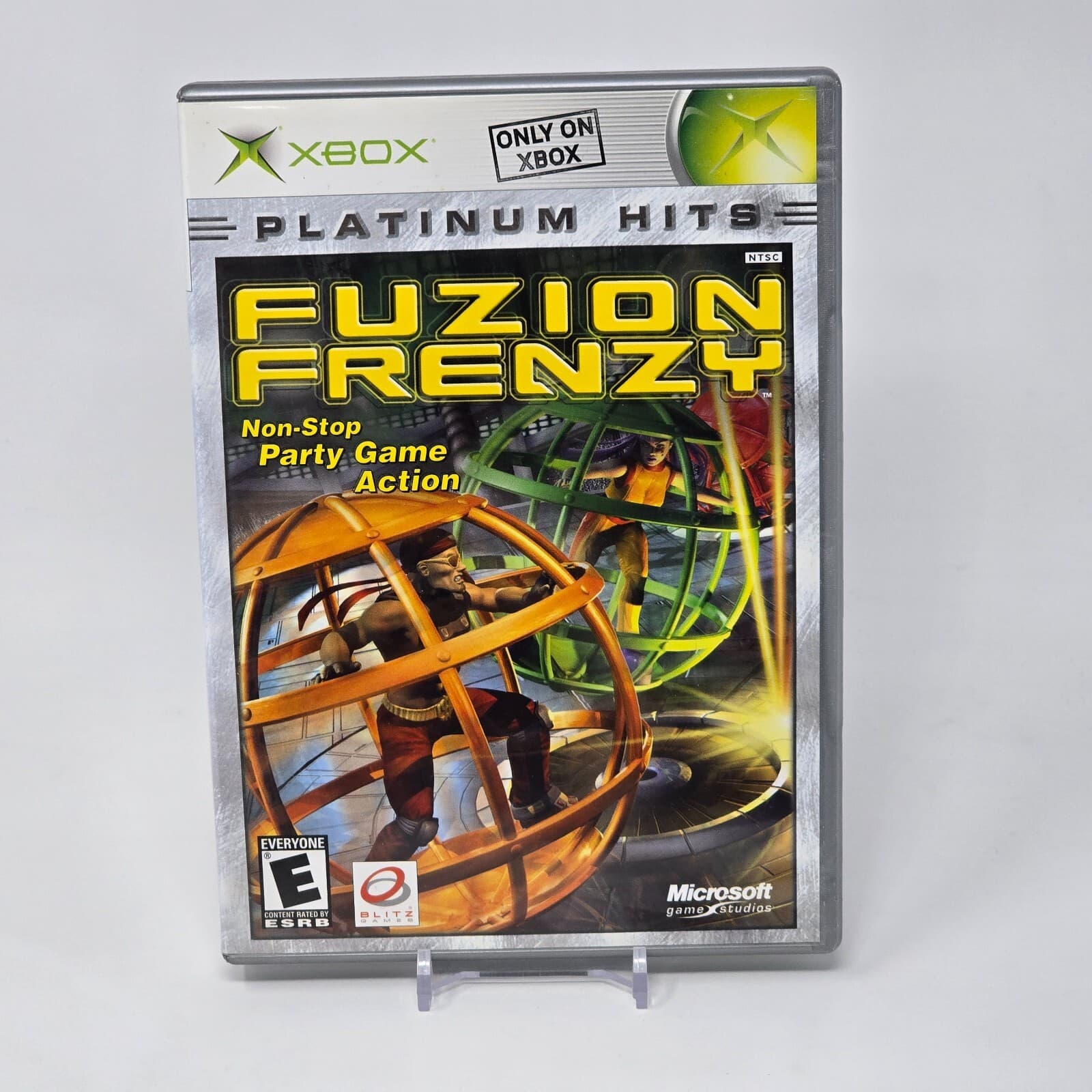 Fuzion Frenzy (Original Xbox) Platinum Hits CIB COMPLETE & TESTED