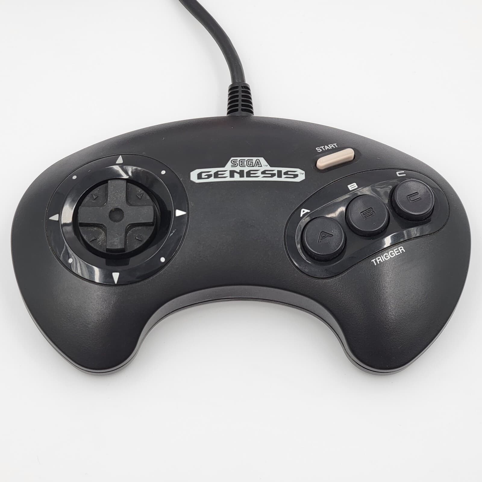 Sega Genesis 3 Button Controller Model 1650 Authentic OEM CLEANED & TESTED
