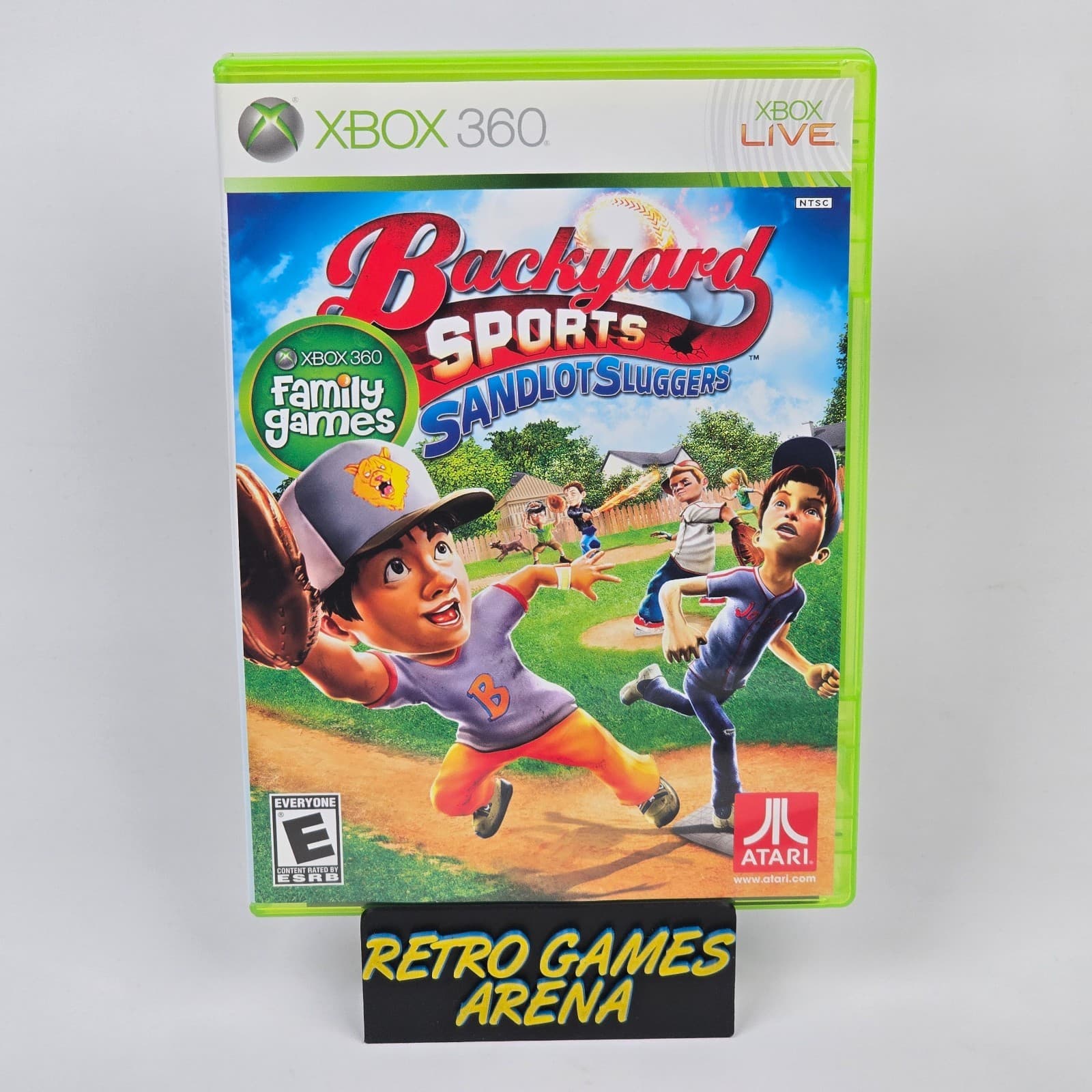 Backyard Sports: Sandlot Sluggers (Xbox 360) CIB COMPLETE