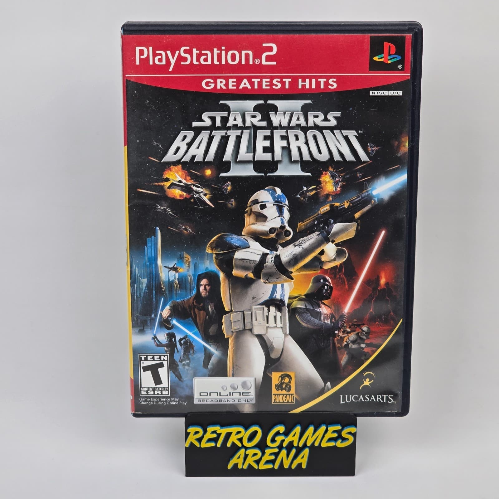 Star Wars: Battlefront II 2 (PlayStation 2 PS2) Greatest Hits Case & Disc