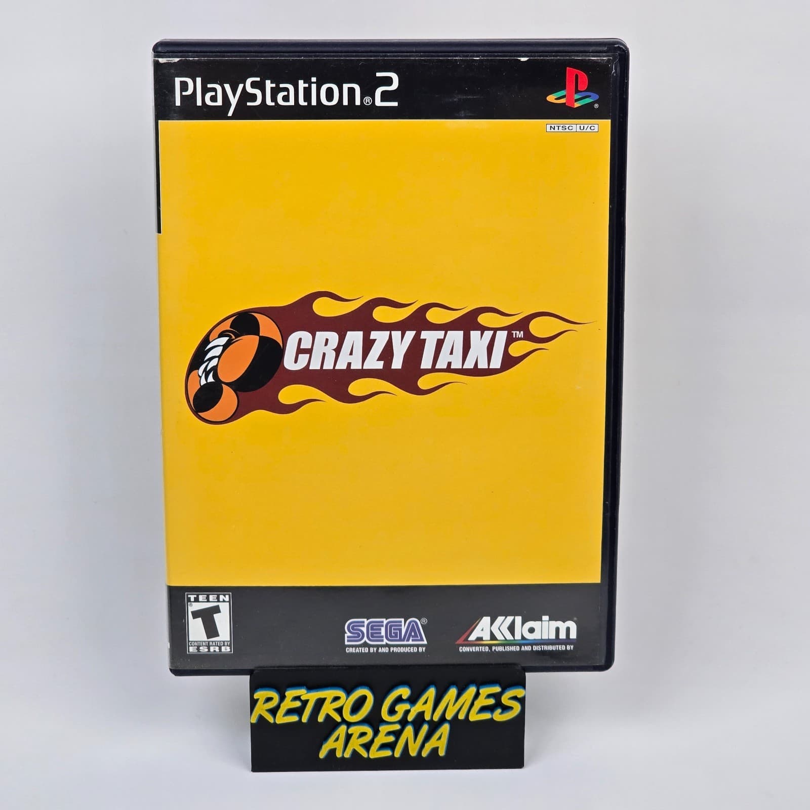 Crazy Taxi (PlayStation 2 PS2) Black Label CIB COMPLETE